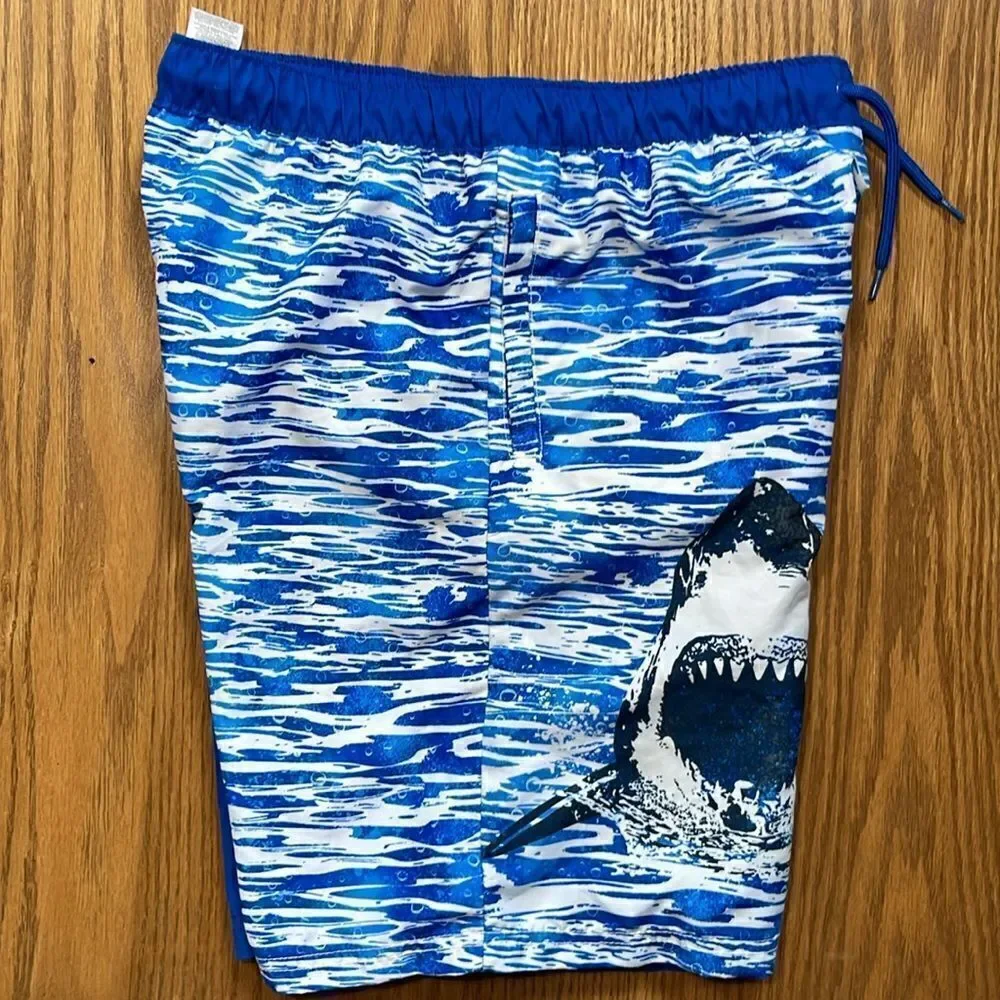Wonder Nation swimming shorts. Drawstring waist. Size XL (14/16). Pockets.